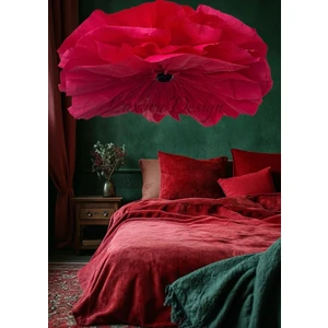 Kırmızı Bohem Model Sarkıt Avize - Salon, Yatak Odası ve Çocuk Odası Için Şık Dekorasyon Aydınlatma