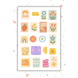 Günlük Mood Sticker Bullet Journal Sticker / Defter / Ajanda / Çıkartma /matara/laptop