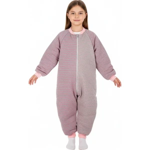 Özlem Bebe Pembe Çizgi 7-16 Yaş Arası Ara Dolgu Uyku Tulumu