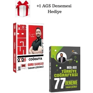 2026 Meb Ags Yargı Engin Eraydın Coğrafya Soru Bankası ve Doktrin 77 Deneme (2 Kitap)+Hediyeli