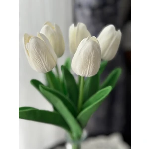 Yapay 5'li Islak Lale Buketi Islak Dokulu