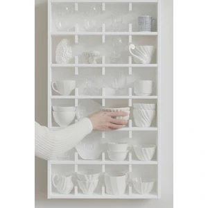 Kahve Köşesi Bardak Düzenleyici Modern Kupa Raf Ünitesi