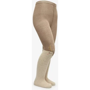 Pretty Sweet Deer Bej Külotlu Çorap