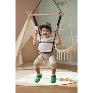 Lumijump Bebek Hoppala – Yüz Korumalı, Güvenlik Kemerli, Yaylı Zıpzıp Yürüteci