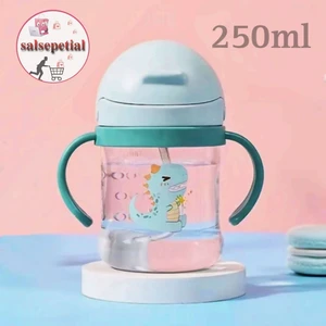 250ML Figürlü Pipeti Suluk Bebek Matara Sevimli Su Şişesi Bebek Pipetli Biberon Matara