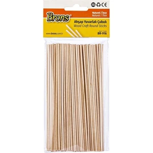 Yuvarlak Çubuk Naturel Ince BR-916