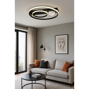 ESSLİGHT PARMA 45 CM PLAFONYER LED AVİZE 3 RENK IŞIK MODLU (BEYAZ SARI GÜN IŞIĞI) MODERN DEKORATİF AYDINLATMA