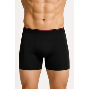 Siyah Likralı Erkek Boxer