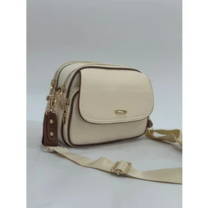 Asel Çanta Kapak Detaylı Çok Gözlü Çapraz Çanta