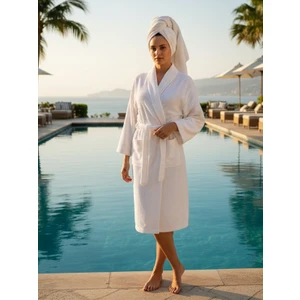 Pike Bornoz , Sabahlık Bornoz , Waffle Pike Bornoz ,unisex Pike Bornoz,hamam Sauna Bornoz