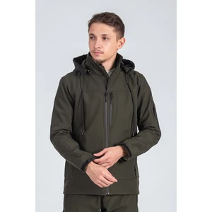 Vatan Tekstil Suya Dayanıklı Slim Fit Softshell Kapüşonlu Erkek Mont