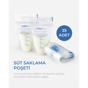 Baby Jem Süt Saklama Poşeti