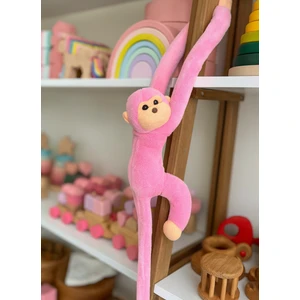 Sarılan Peluş Maymun – Elleri Cırt Cırtlı Uyku ve Oyun Arkadaşı – Sevimli Peluş Maymun Oyuncak