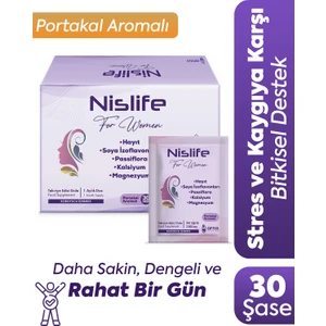 Arnis Pharma Nislife Hayıt Tohumu, Soya Izoflavonları ve Passiflora İçeren Takviye Edici Gıda 30 Saşe