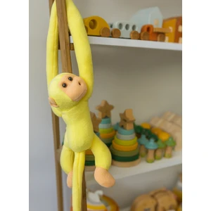 Sarılan Peluş Maymun – Elleri Cırt Cırtlı Uyku ve Oyun Arkadaşı – Sevimli Peluş Maymun Oyuncak