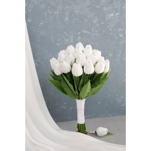 Islak Beyaz Lale Gelin Buketi