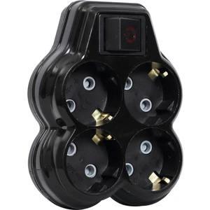 Timsal Elektrik Dörtlü ( 4'lü ) Anahtarlı Golyat Priz Çoğaltıcı Grup Priz Fiş