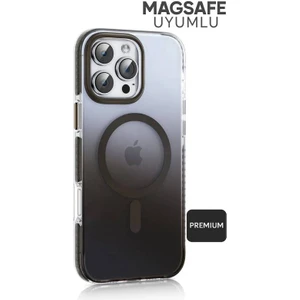 Tech&bello accessories iPhone 14 Kılıf Magsafe Uyumlu Renk Geçişli Darbe Emici Degrade Kapak