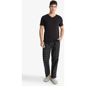 Regular Fit Cepli Uzun Kareli Pijama Altı C6119AX25WN