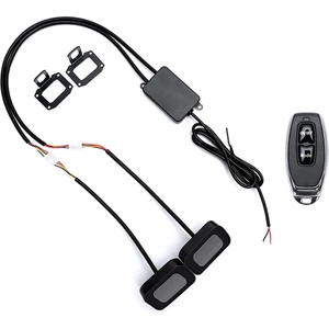 Dekoratif LED Dinamik Şeytan Gözü Işıkları Dikiz Aynası Motosiklet Yenileme Kiti (Yurt Dışından)