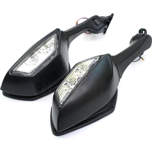 -10R ZX10R 10R 2011 - 2014 Için LED Sinyal Lambası ile Dikiz Yan Aynaları (Yurt Dışından)