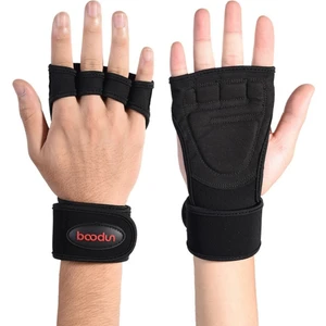 Profesyonel Fitness ve Ağırlık Eldiveni Siyah L/XL