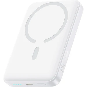 Enerfill FM11 Ultra-Mini Magnetic Super Hızlı Power Bank Type-C Çıkışlı 10000MAH 22.5W Beyaz (Içinde Type-C Den Type C Ye Şarj Kablosu Mevcut)