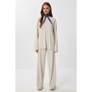 Basic Yumuşak Modal Alt-Üst Takım LUB0244 Taş