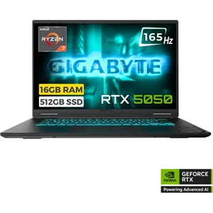 Gaming A16 3th Ryzen 7 260 16GB 512GB SSD 8gb RTX5050 85W 16 Fhd+ 165Hz Freedos