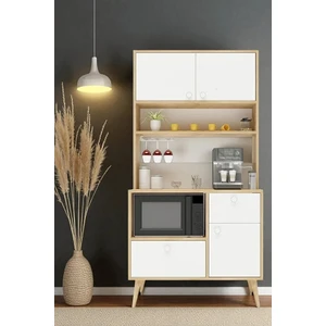 Latte Kahve Köşesi / Çok Amaçlı Dolap / Airfryer Dolabı / Mutfak Organizeri