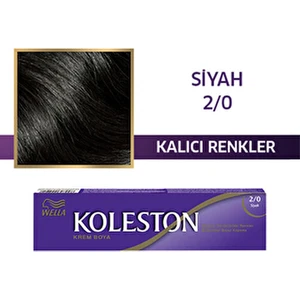 Koleston Single Tüp Saç Boyası 2/0 Siyah