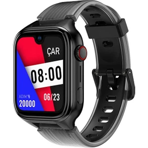 Kidi Pro AMOLED Ekranlı GPS 4G Sim Kartlı Akıllı Çocuk Saati Siyah 2KSW03