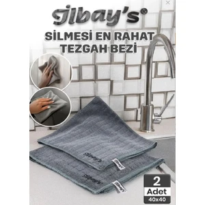 Mutfak Tezgah Bezi Seti Yüksek Emicilik 2 Adet 40x40 cm Kolay Temizlik