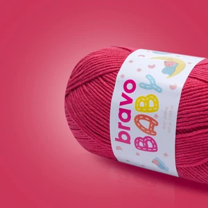 Baby Tüylenmez ( Anti Pilling ) Bebek Yünü 100 gr 250 Metre (Renk Kodu: 520) Nar Çiçeği