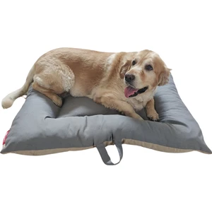 Comfort Köpek Yatağı, Kedi Yatağı, Tüy Tutmayan ve Su Itici Kumaş 55X65 cm Antrasit Bej