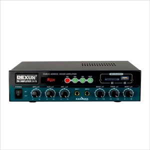 D-70 60W 100V Hat Trafolu Mikser Amfi (Usb'li)