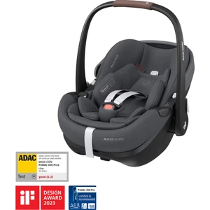 Pebble Slidetech Tam Yatabilen 0-13 kg Ana Kucağı ve Oto Koltuğu Twillic Graphite