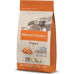 Nature's Variety Dog No Grain Mini Adult Salmon 1,5kg