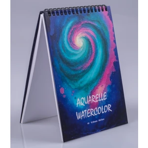 A5 Suluboya ve Akrilik Defteri Sert Kapak 350 Gr. Grenli ve Kar taneli dokusu 15 Sayfa 14,8 x 21 cm