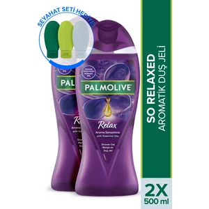 Aroma Sensations So Relaxed Aromatik Banyo ve Duş Jeli 500 ml x 2 Adet + Seyahat Kiti Hediyeli