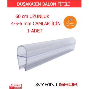 Ayrıntıshop Duşakabin Cam Kapı Balon Fitil 4-5-6 mm