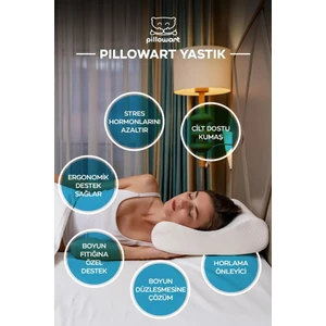 Ergonomik Ortopedik Yastık - Stres Azaltıcı ve Sağlıklı Uyku Için