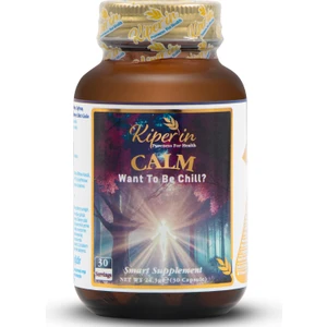 Calm Passiflora, Safran, 5-Htp, Valerian, 9 İçerik (30 Günlük) 30 Kapsül