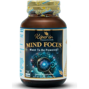 Mind Focus Aslan Yelesi Mantarı, Sitikolin, Rhodiola, L-Theanin .. (1440MG) | Akıllı Gıda Takviyesi