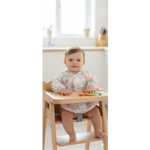 Laura Baby Uzun Kollu Sıvı Geçirmez Mama ve Aktivite Önlüğü