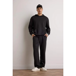 Wide Leg Cepli Geniş Paça Dokulu Eşofman Altı E9433AX25AU