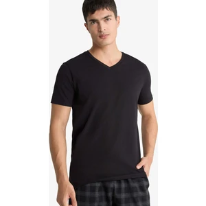 Slim Fit Dar Kesim V Yaka Üst D6187AX25WN