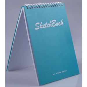 A5 Sert Kapaklı Eskiz Defteri 200 Gr. 30 Yaprak (60 Sayfa) 14,8 x 21 cm Sketchbook