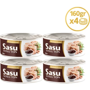Barbekü Soslu Ton Balığı 4X160G Bütün Dilim