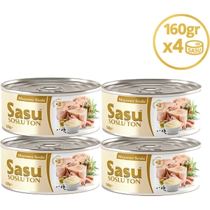 Mayonez Soslu Ton Balığı 4x160 g İri Parça
